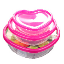 2015 Unique Design 3PCS Plastic Food Container